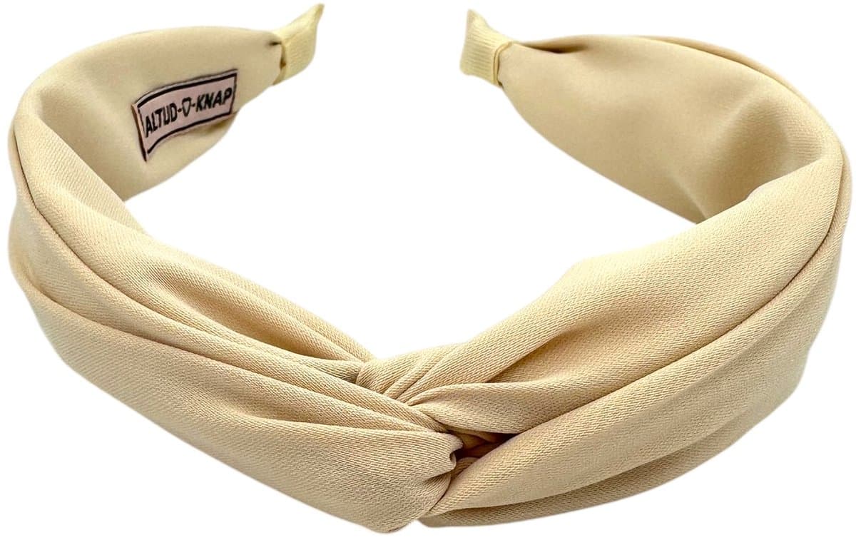 Altijd Knap - Haarband Fijn Beige - Smalle beige haarband