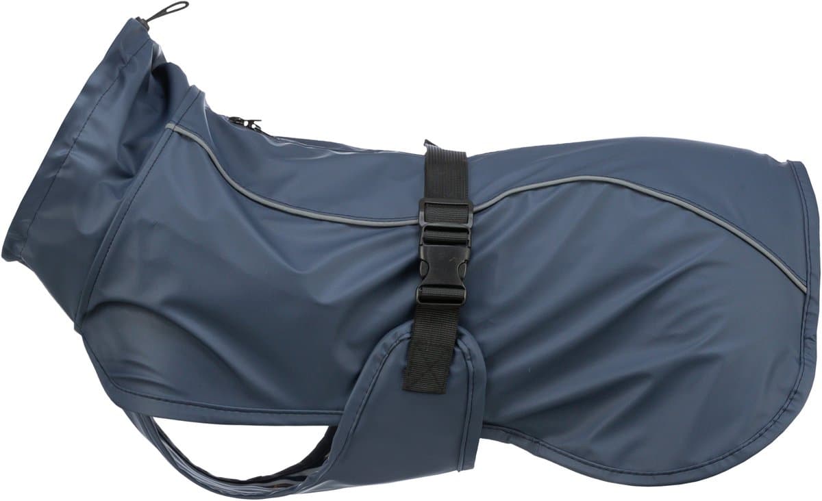 Trixie Be Nordic Regenjas voor Honden - Husum Blauw - Ruglengte 55 cm - XXL