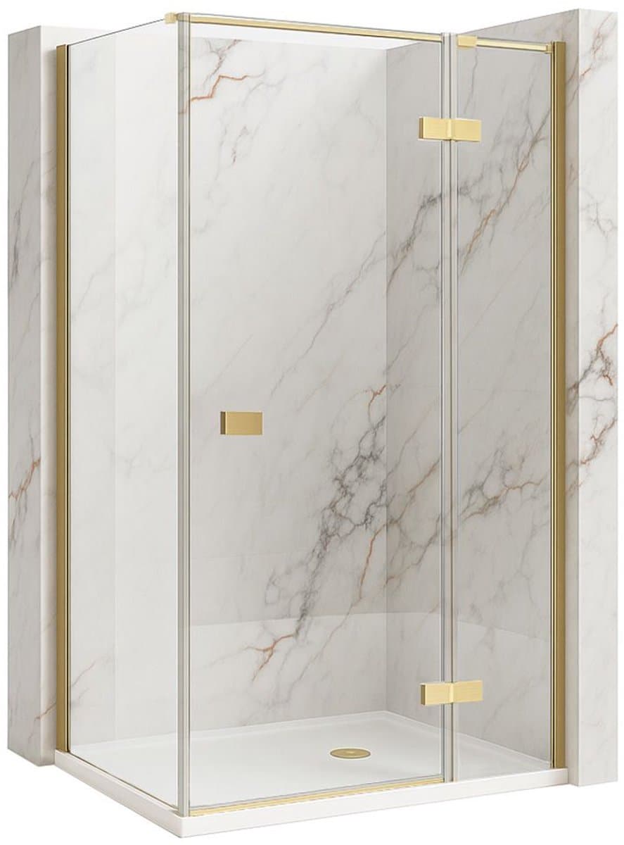 Rea Atlas 100X80 Left - Douchecabine - Gouden Schotse - 100X80X200Cm