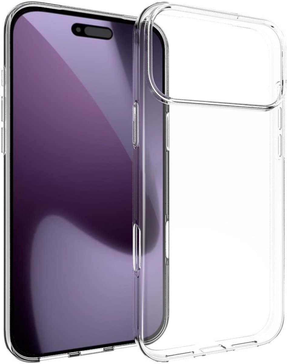 Lunso Geschikt voor iPhone 17 Pro Max - TPU Backcover hoes - Transparant