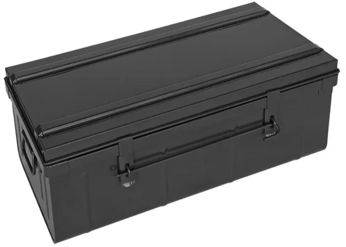 Metalen koffer - 70x37x29cm - zwart