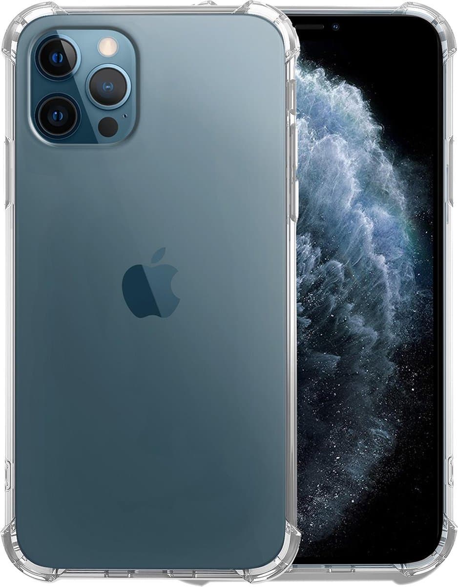 Hoesje geschikt voor iPhone 12 / 12 Pro - Backcover Transparant - Shockproof