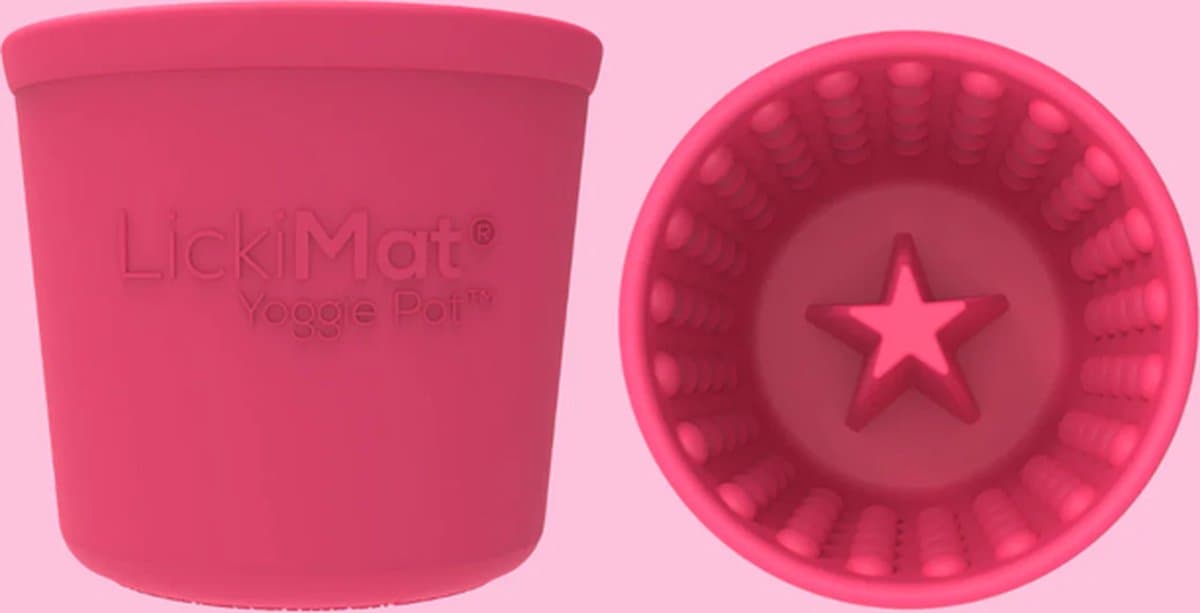 LickiMat Yoggie Pot Roze
