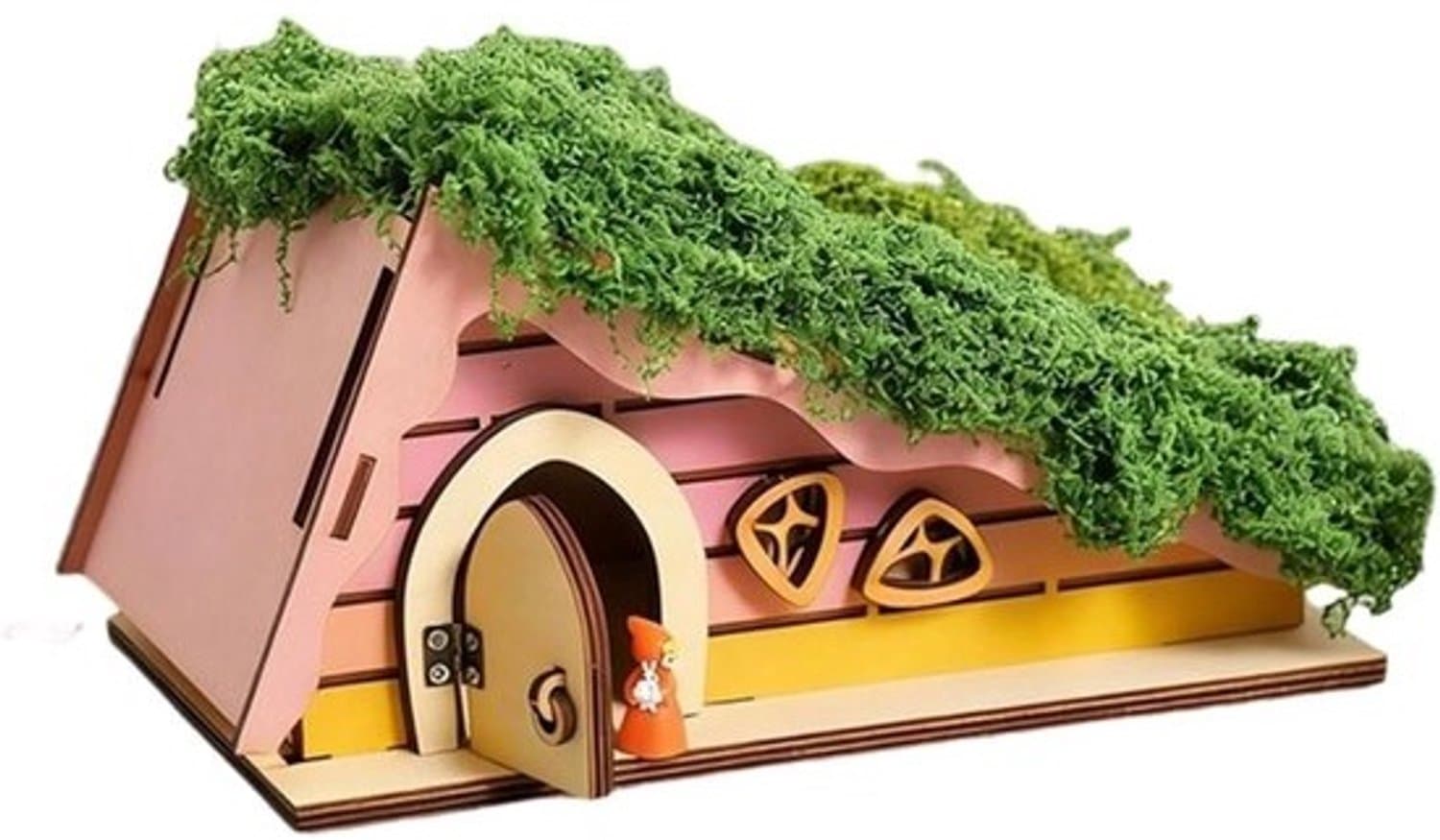 Feeëntuin huisjes - Miniatuur bouwpakket - Creatief knutselen - Geschikt voor beginners - 27 x 15 x 5 cm - Niet gespecificeerd