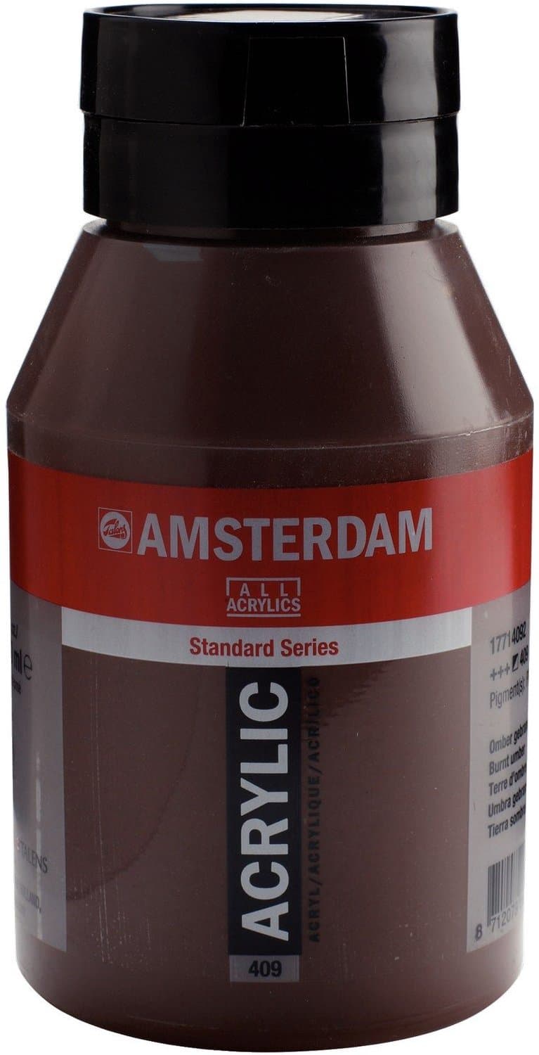 Amsterdam Acrylverf 409 Omber Gebrand 1L