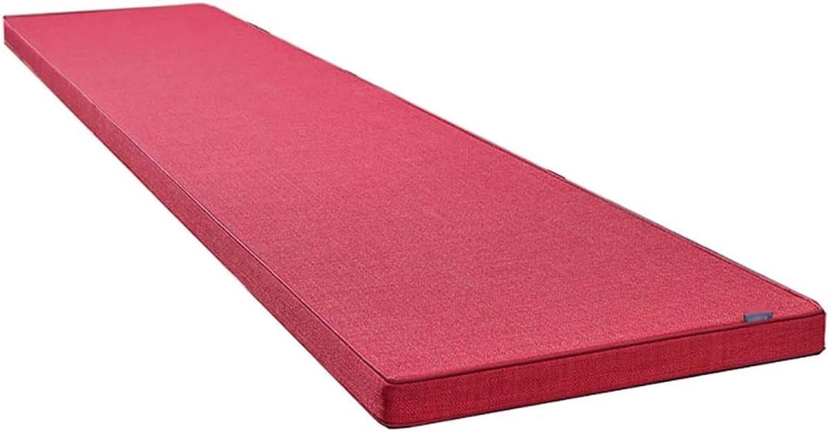 Bench Pad Kussen Tuin Patio Bench Pad Outdoor Bench Kussen Pad voor Tuin Bank of Swing - Bank Kussens voor 2 Mensen-Rood 80×30×3cm (31×12×1.2")