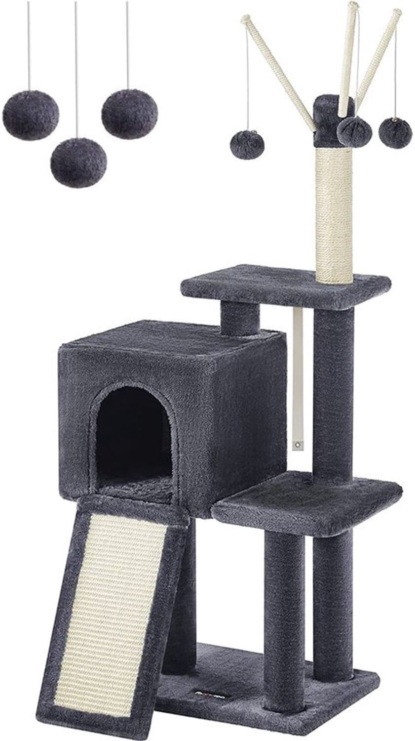 Kattenkrabpaal / grote klimboom - speelhuis voor katten / speelhuisje voor katten