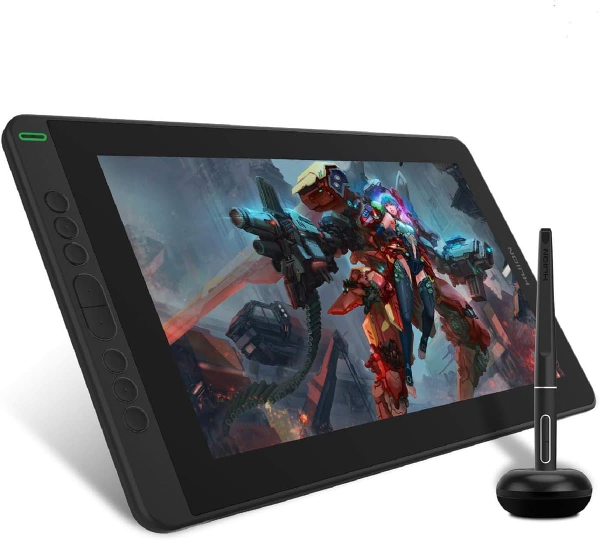 Thijox - Grafische Tekenmonitor 13,3 inch Huion Kamvas 13 - Volledig Gelamineerd Scherm, 8 Programmeerbare Druktoetsen, Lichtgewicht en Draagbaar voor