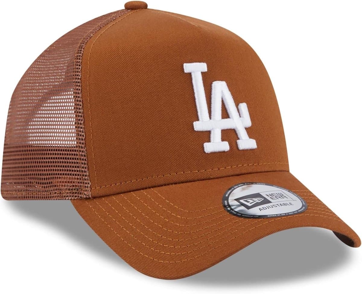 Baseball Cap - Trucker Cap Pet - Sport Fan - Mesh Inzet - One Size - Bruin