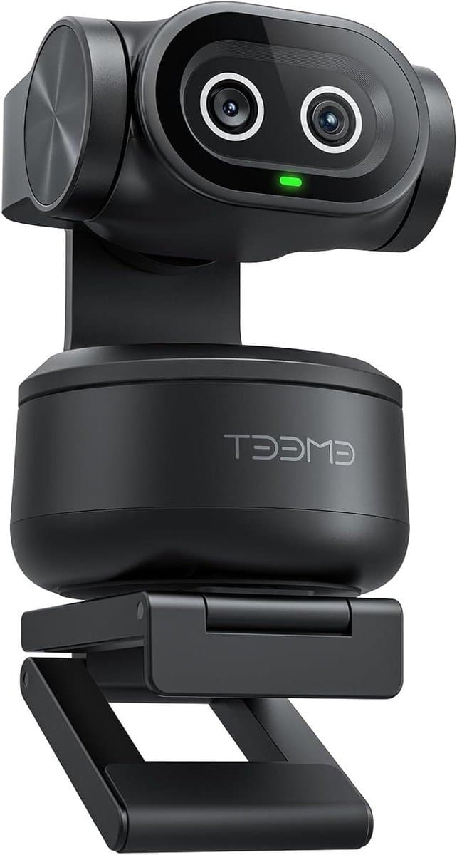 4K Webcam - AI Camera - Videobellen - Automatische Tracking - 5.3 cm - Zwart