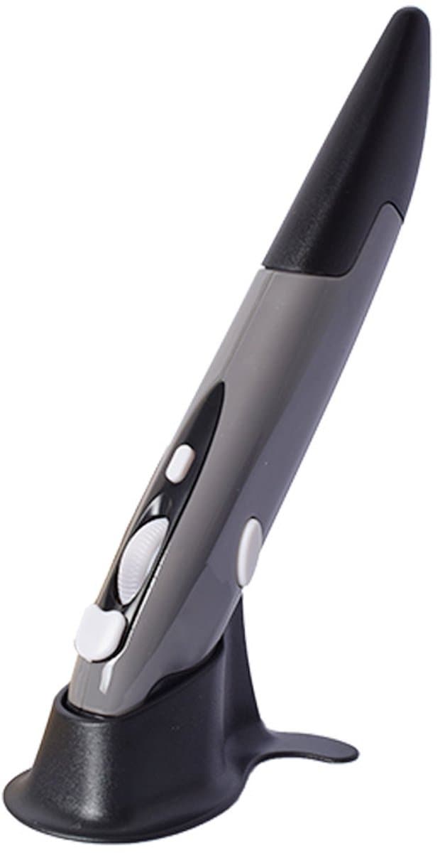 Optische zak penmuis, 2,4G USB digitale optische penmuis, ergonomisch voor pc, tv, laptop computer (grijs)