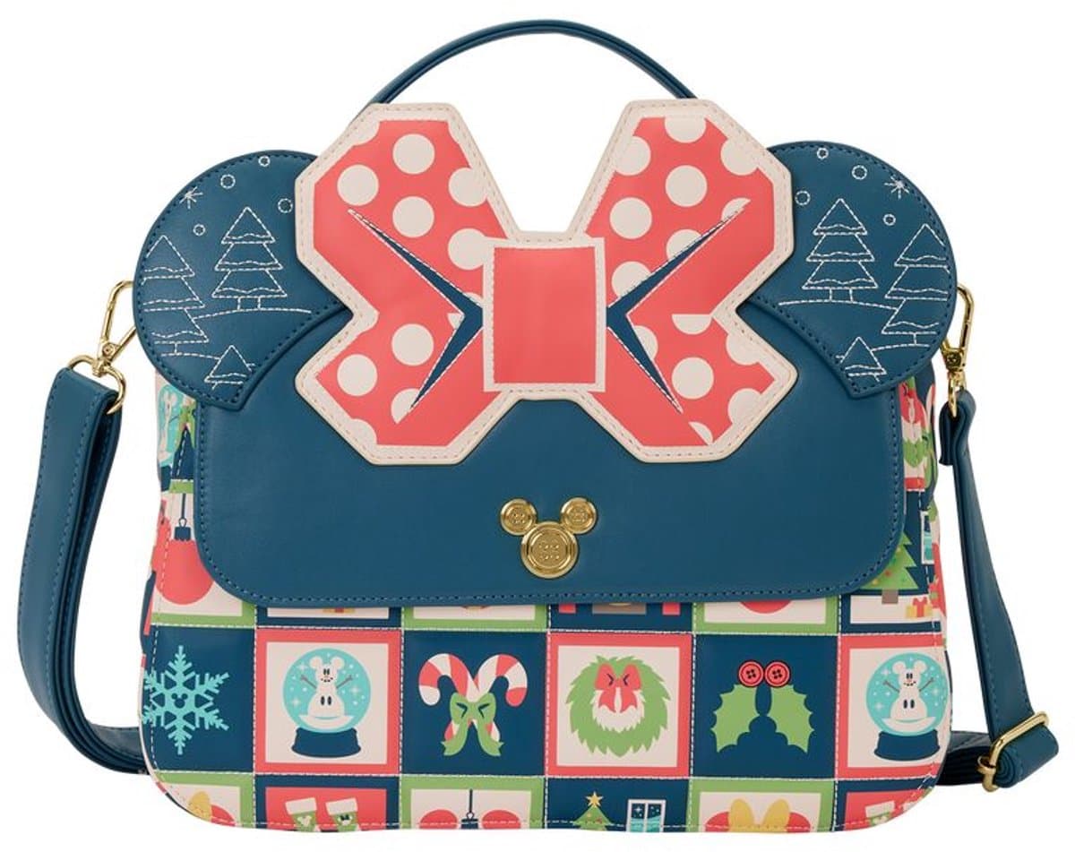 Loungefly Disney by Loungefly Crossbody Bag Mickey and Minnie Holiday Bags