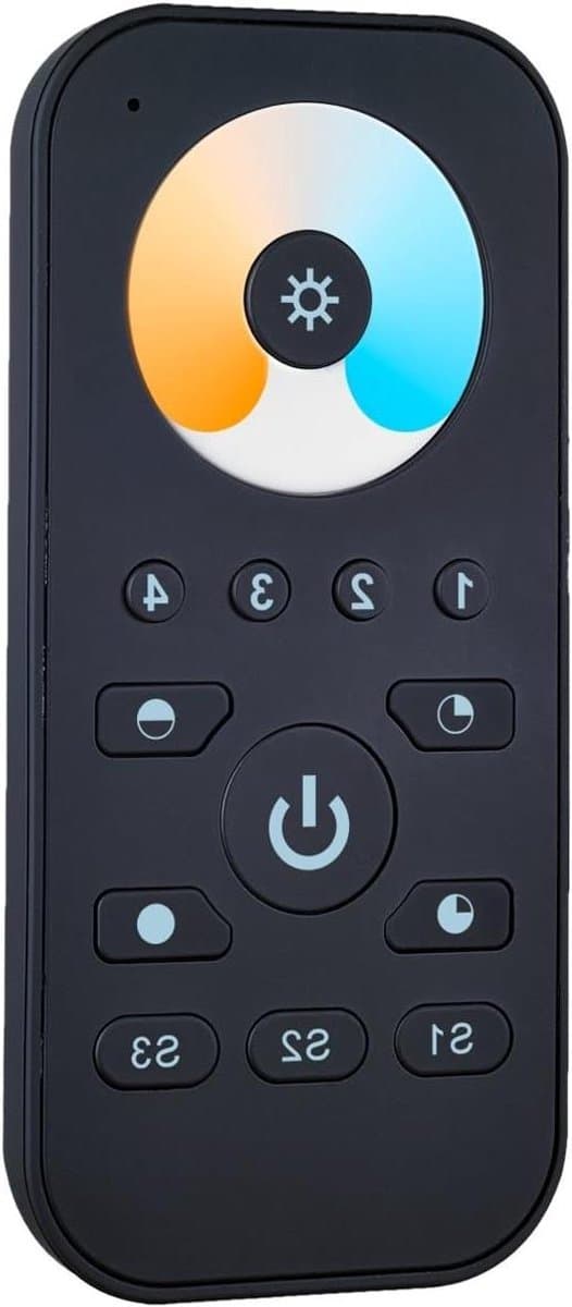 Afstandsbediening LED - Lichtcontroller - Licht Zones Regelen - 4 Zones Instelbaar - 20 Meter Bereik - Wit