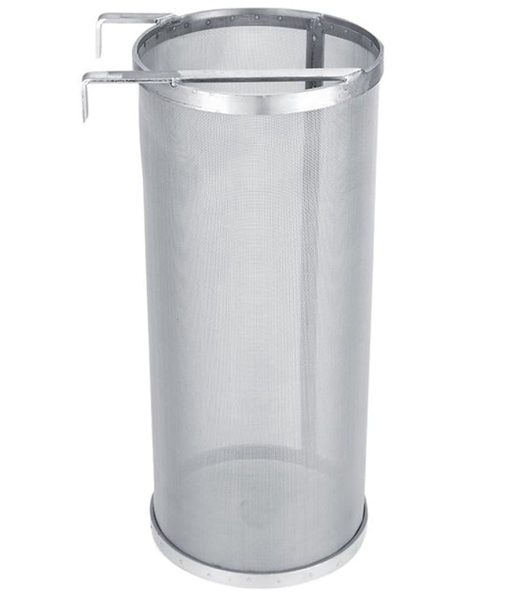 RVS Bierbrouwfilter 300 Micron Thuisbrouwerij Bier Hop Mesh Filter Zeef met Haak Kookfilter (15 * 35cm/5.91x13.78in)