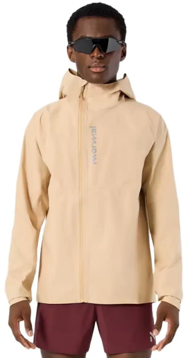 Nnormal Trail Rain Jas Beige S Man
