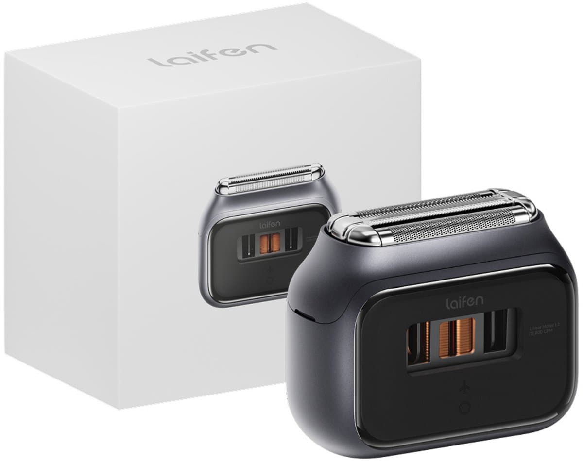 Laifen P3 Pro Scheerapparaat voor Mannen - Compact & Waterdicht - Geschikt voor nat en droog scheren- 100 minuten accuduur - Quick charge functie - Dark Grey