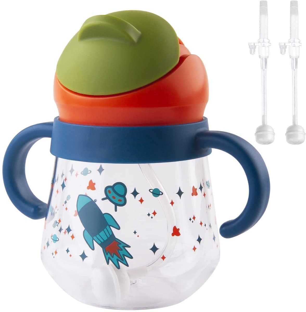 MTTProducts - Drinkbekertje - Baby drinkbeker met handvatten - Lekvrij en zacht tuitje - 260 ml - BPA-vrij - Ideaal voor baby's vanaf 6 maanden - Inclu...
