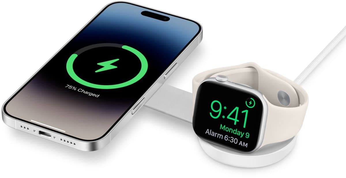 ButterFly SE 2-in-1 Qi2 Charger - Qi2 oplader - Grijs
