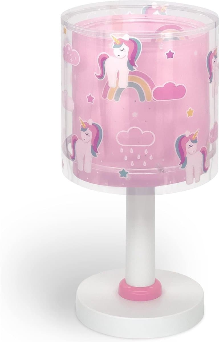 REN® Tafellamp Kinderkamer - Kndernachtlampen - Bureaulamp Kinderkamer - Roze - 15cm x 15cm x 30cm
