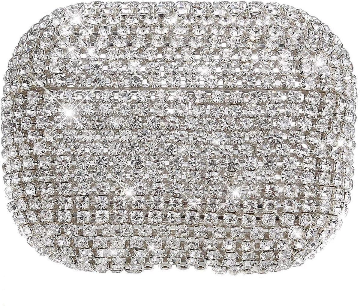 Hoesje voor Oortjes - Oplaaddoos Cover - Bescherming van Accessoires - Speciale Kenmerken - 10x10x10 mm - Zilver
