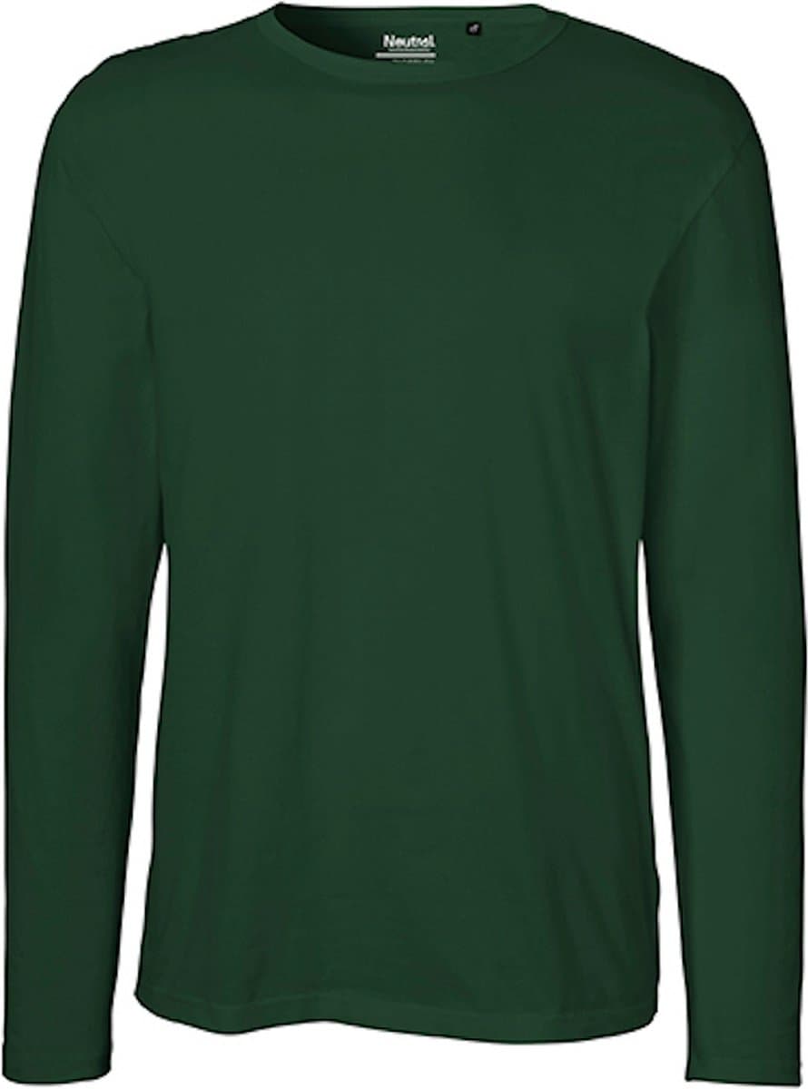 Neutral Men´s Long Sleeve T-Shirt NE61050 - Bottle Green - XL