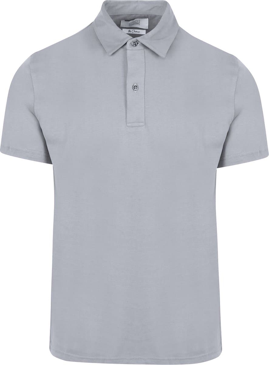 King Essentials The James Poloshirt Grijs - Maat XL - Heren - Polo shirt Heren met Korte mouw