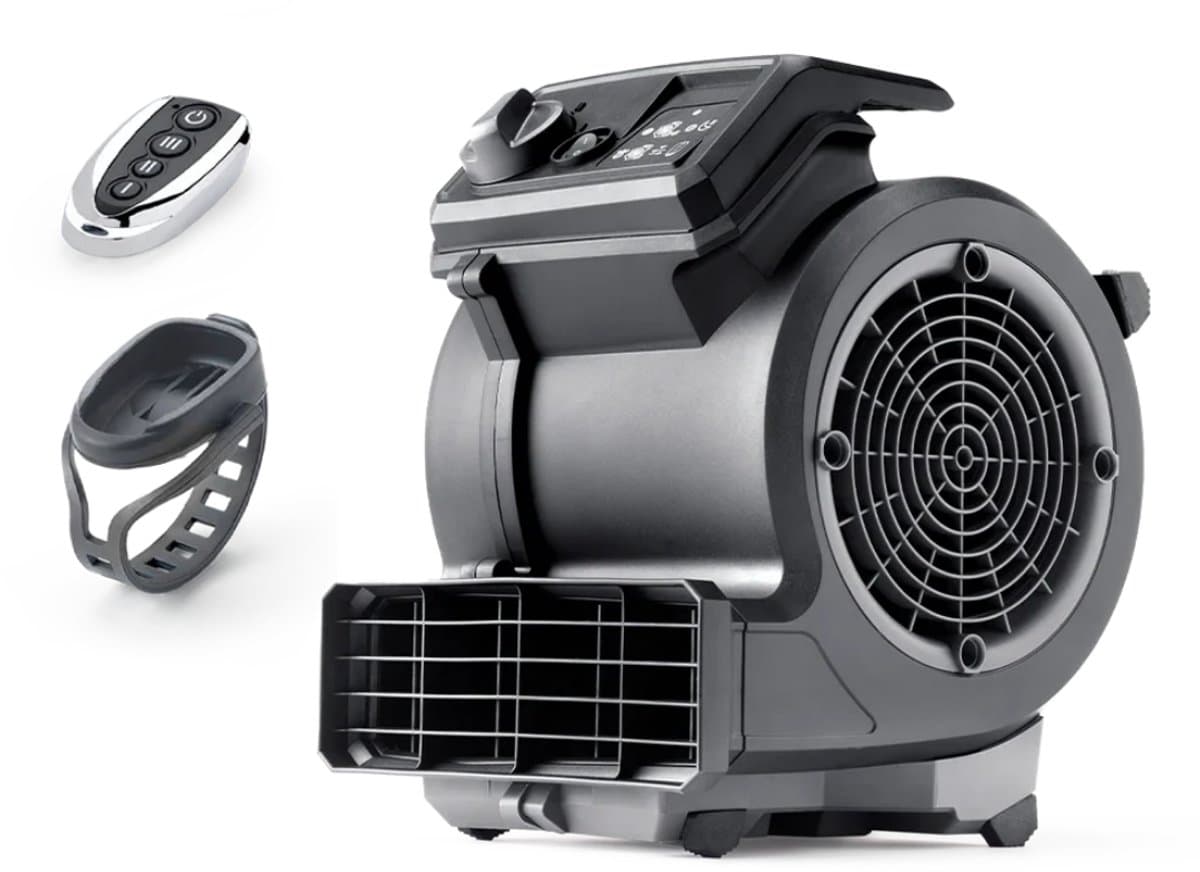 Vacmaster Cardio 54 - Fitness Fan 124W met Afstandbediening - Air Mover - Ventilator - Vloer Ventilator - Tafel Ventilator - Cardio - Fiets Ventilator - Loopband Ventilator - Fitnessfan - Vloerventilator - Tapijtdroger Ventilator