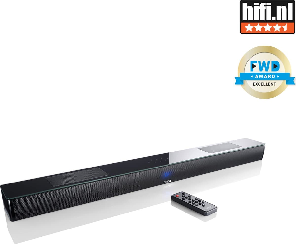 Canton Smart Soundbar 10 - Soundbar met ingebouwde Subwoofer - Multiroomtechnologie - Bluetooth - Chromecast - Spotify Connect - AirPlay - Zwart