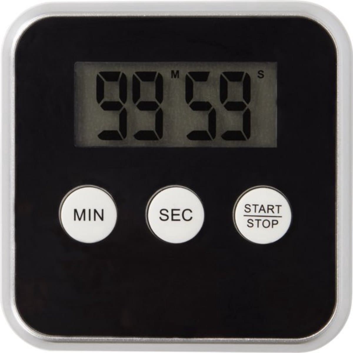 Magnetische Kookwekker - Digitale Timer - Kookwekker Inclusief Standaard - Zwart