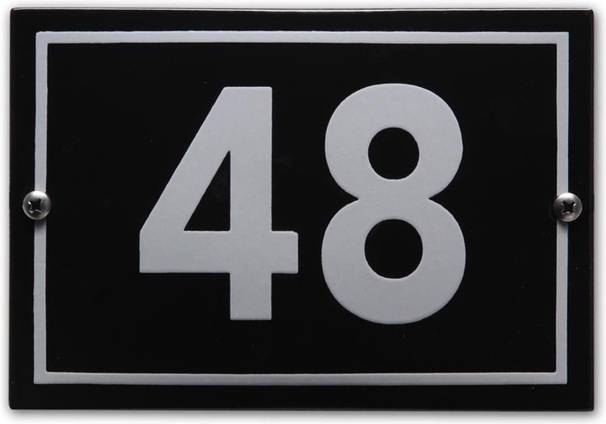 Huisnummer model Phil nr. 48
