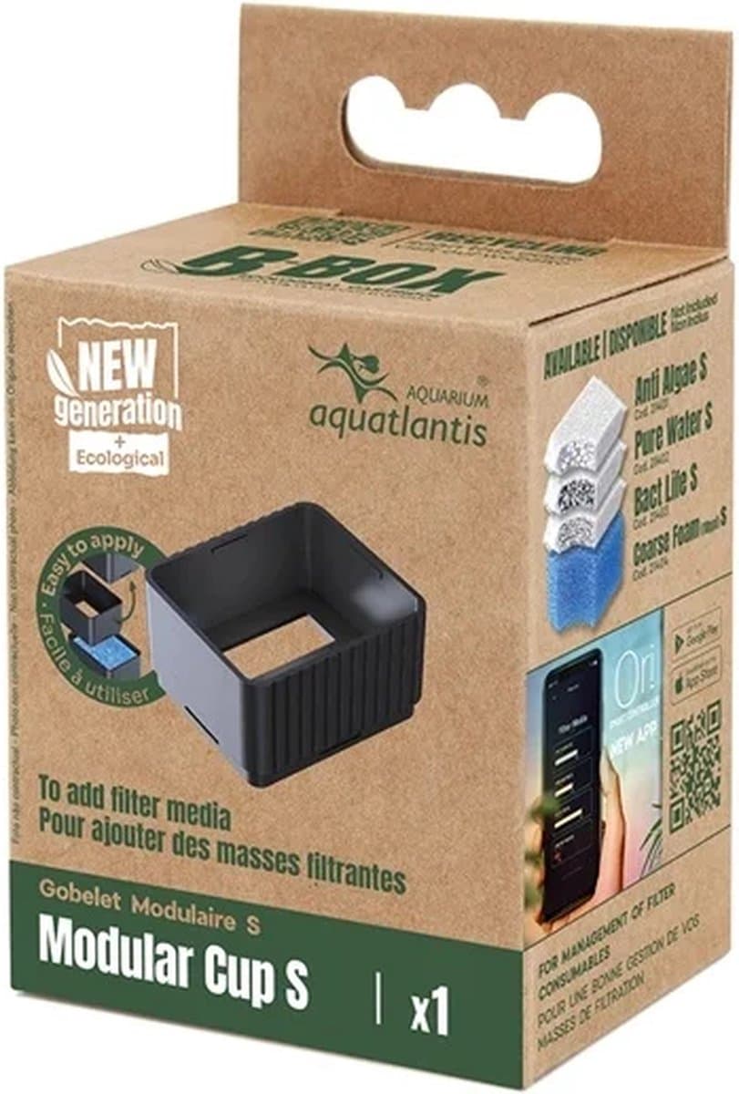 AquAtlantis Mod. Cup B-Box Cartridges Medium - Set van 5 stuks