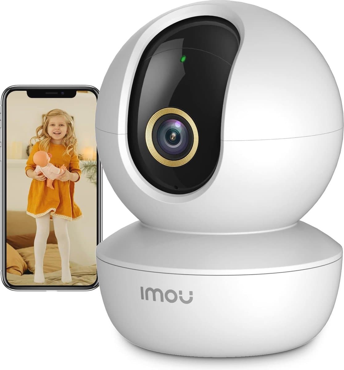 4MP WLAN IP-camera met Personenherkenning en Nachtzicht voor Binnen