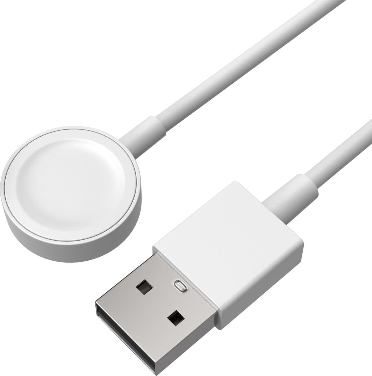 Compatibel met Watch connected horloge. 1 kabellengte Wit lengte 1 m