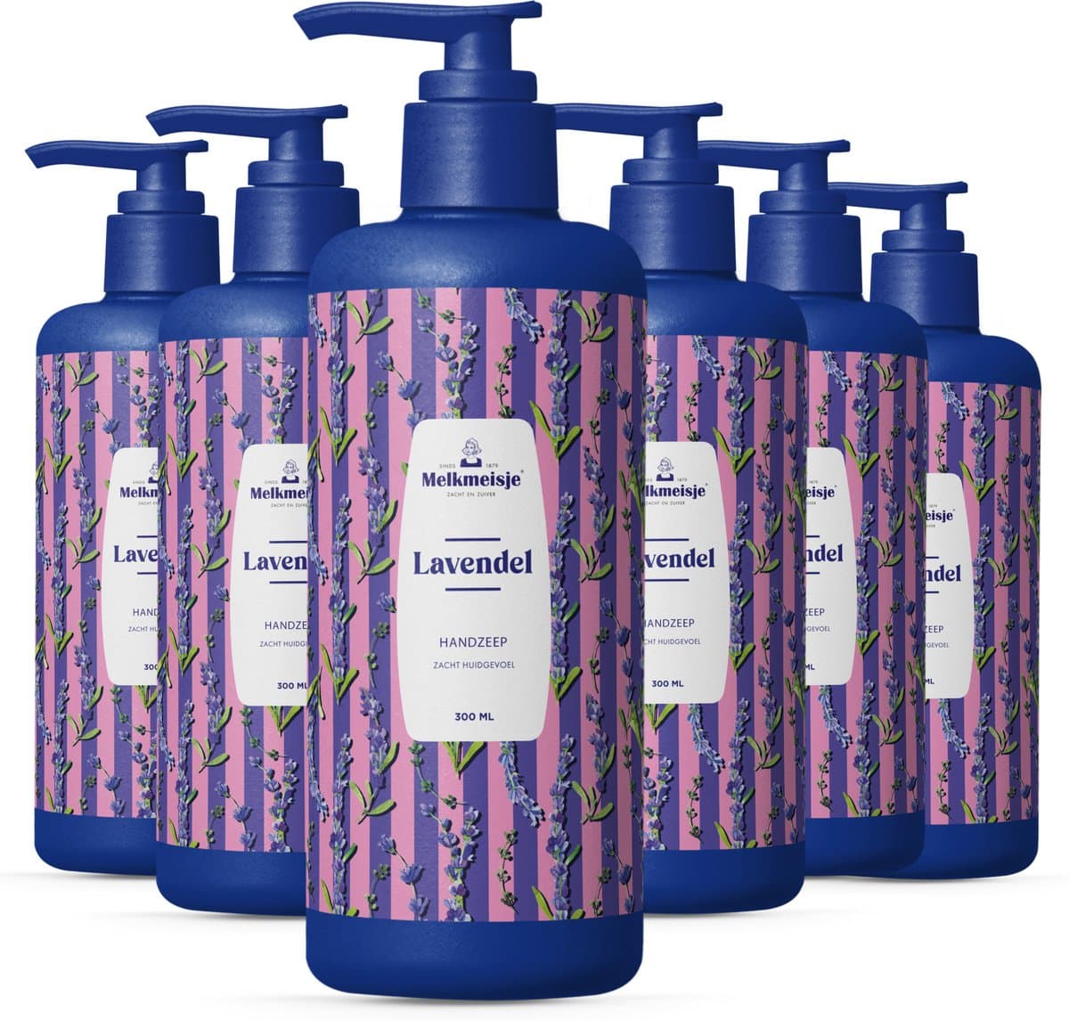Melkmeisje Handzeep Voordeelverpakking Lavendel - 6x 300ml