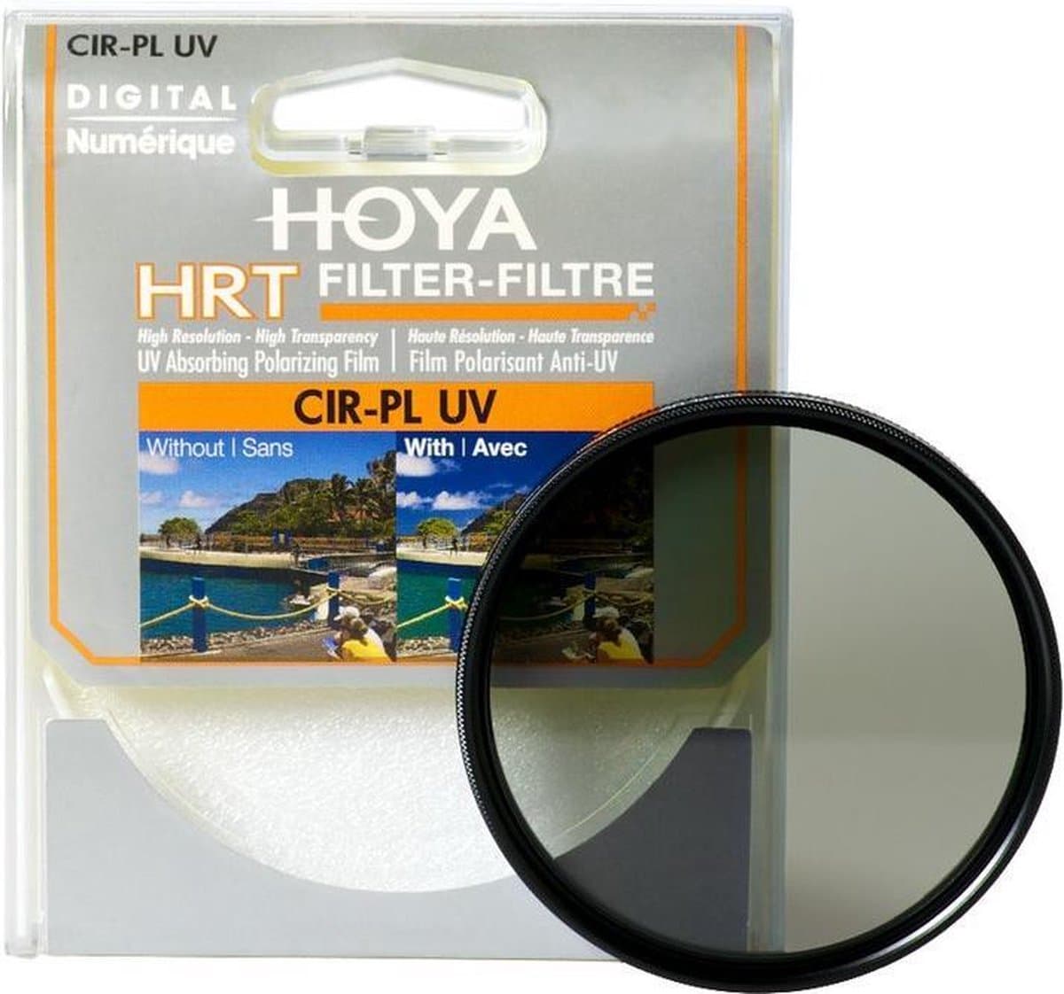Hoya HRT Polarisatiefilter en UV-Coating 77mm