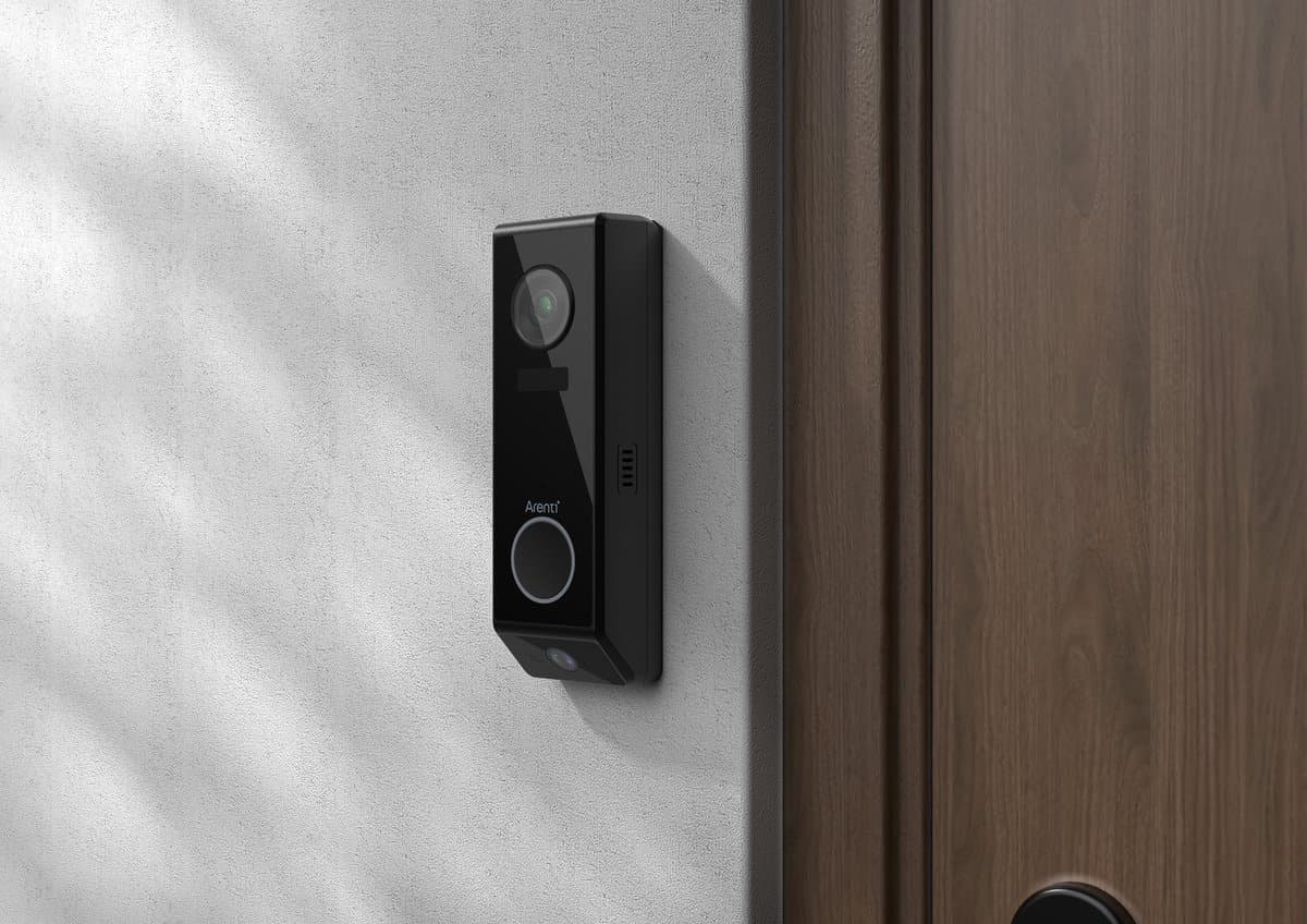 Videodeurbel Arenti P10 - Slimme Wifi Video Deurbel Draadloos - Dual Lens - 3MP & 2MP - Brede kijkhoek - Nachtvisie - Zwart - Videodeurbel - Werkt Op Batterijen - Bewegingsmelder - Geen Betaald Abbonement