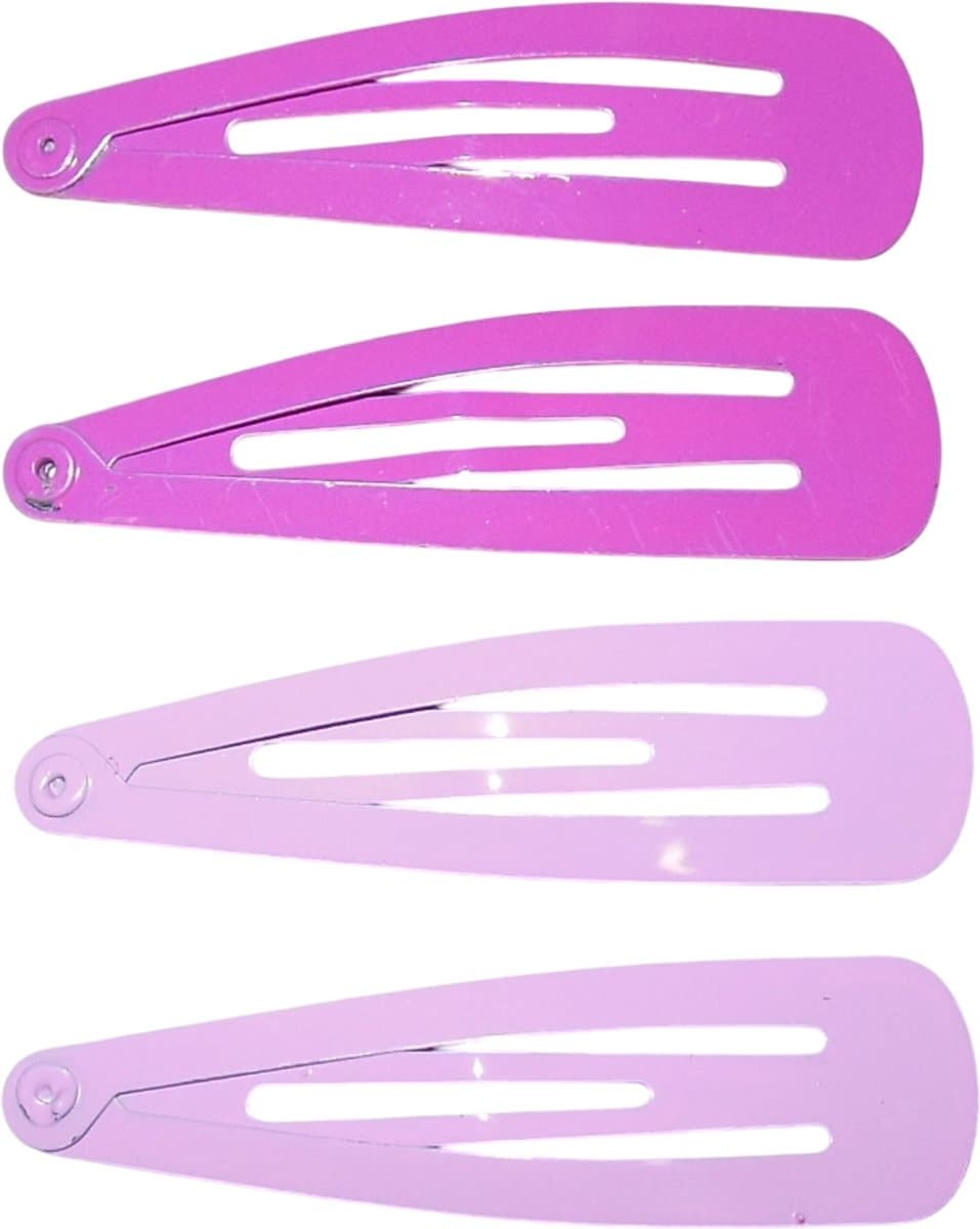 Klik-klak haarspeldjes roze tinten klein