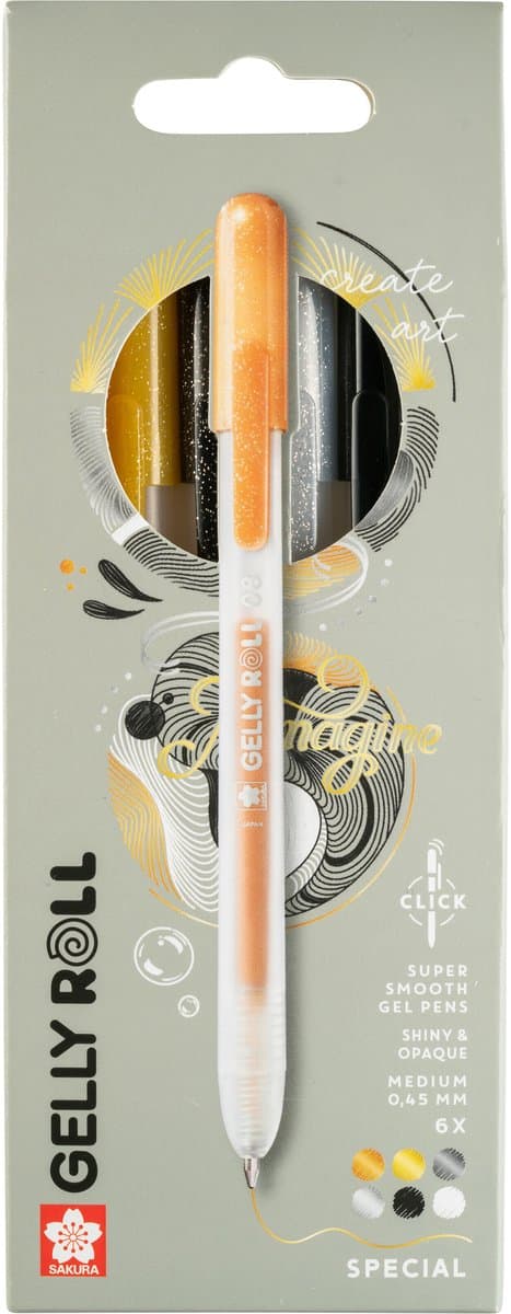 Sakura Gelly Roll Retractable Special Mix Set 6