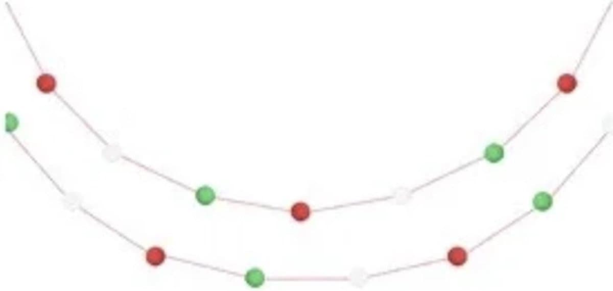 Pompom slinger kerst