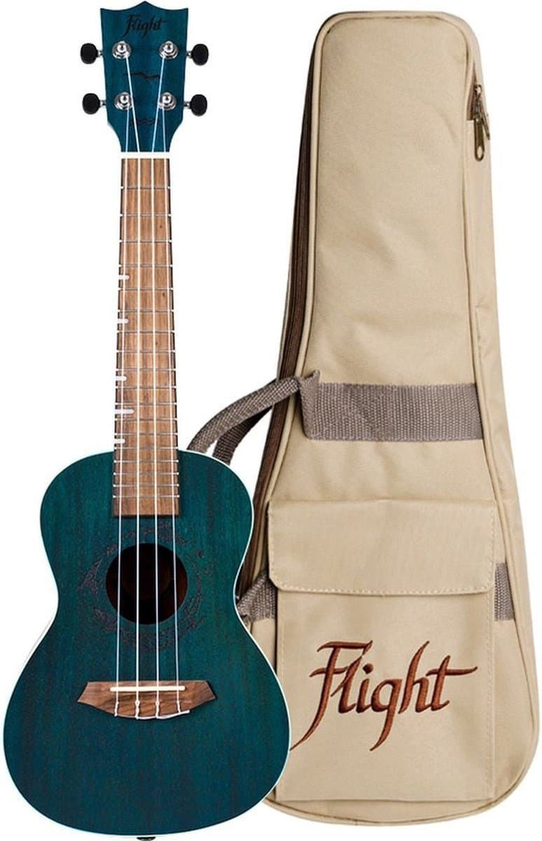 Flight ALMDUC380T Gemstone DUC380 Concert Ukulele - Topaz