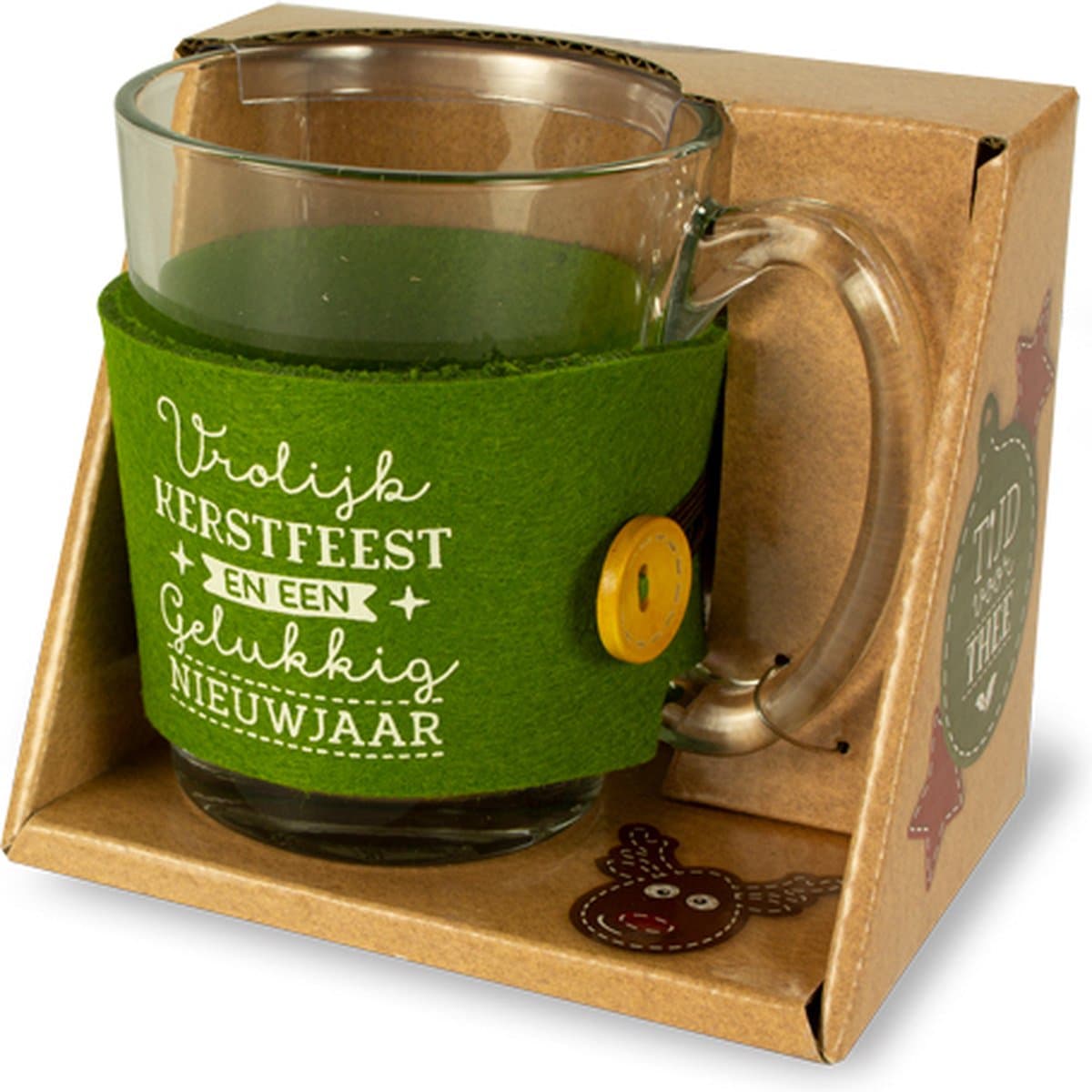Theeglas - Kerst en Nieuwjaar - Bonbons - Chocolade