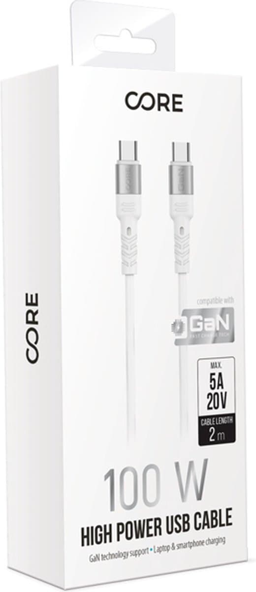 Forever GSM099198 USB-kabel 2 m USB C Wit