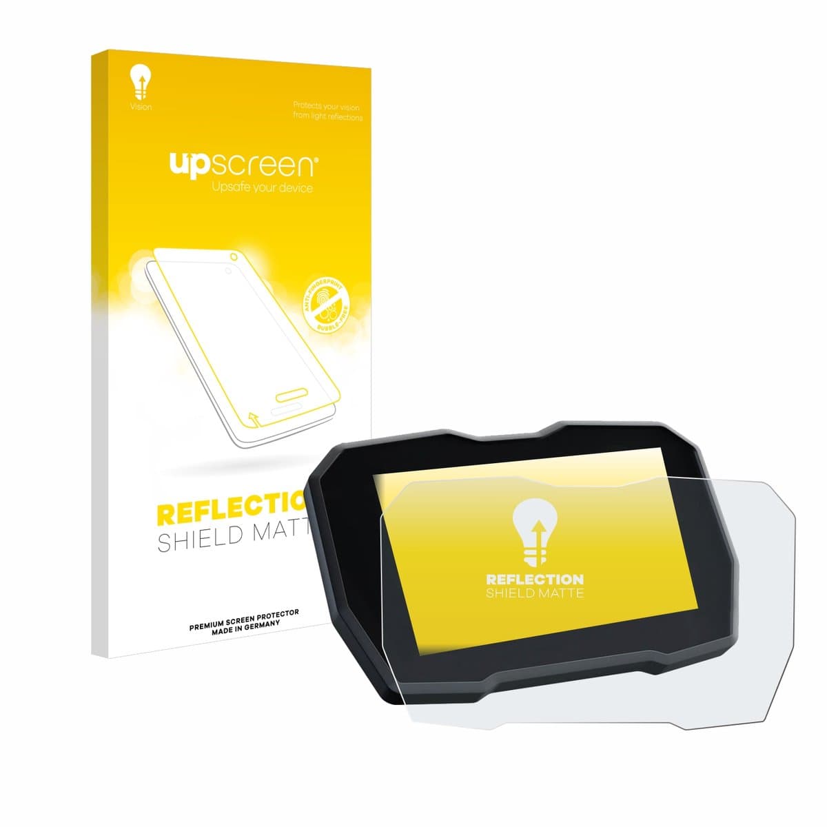 upscreen - Screenprotector voor Ducati Multistrada V4 2021+ - Folie Beschermfolie anti glare matte