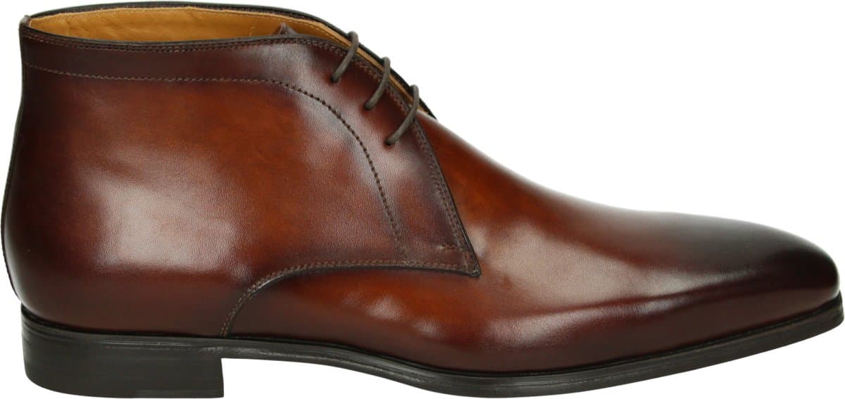 magnanni - 20105 - Nette herenschoenenBusiness half-hoog - Kleur: Cognac - Maat: 42