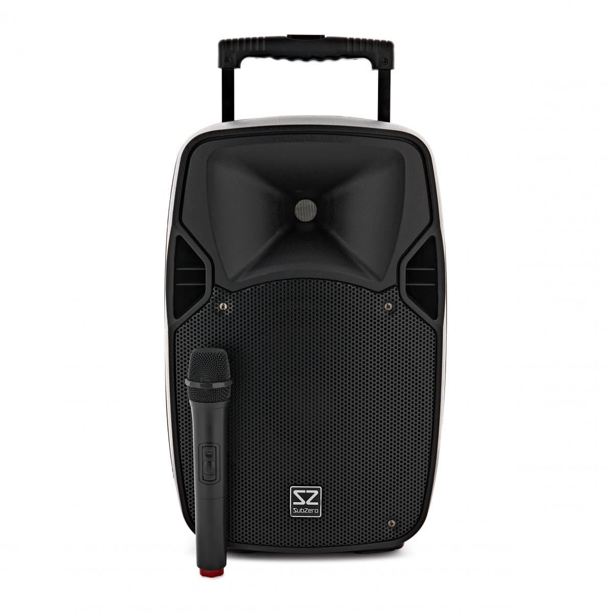 SubZero P10 Draagbare PA-luidspreker met Bluetooth & Draadloze Microfoon