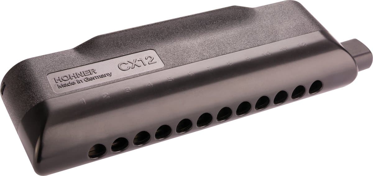 HOHNER mondharmonica, CX-12, zwart, C