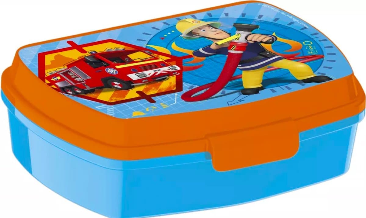 Brooddoos - Lunchbox - Brandweerman Sam