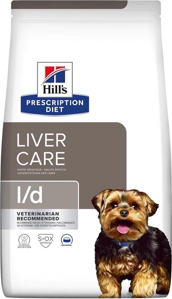 Hill’s Prescription Diet Canine L/D Liver Care – Droogvoer voor honden – 4 kg