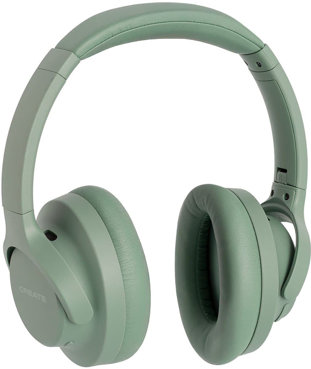 CREATE - Draadloze over-ear koptelefoon met ruisonderdrukking - Sage - HEADPHONES ANC STUDIO