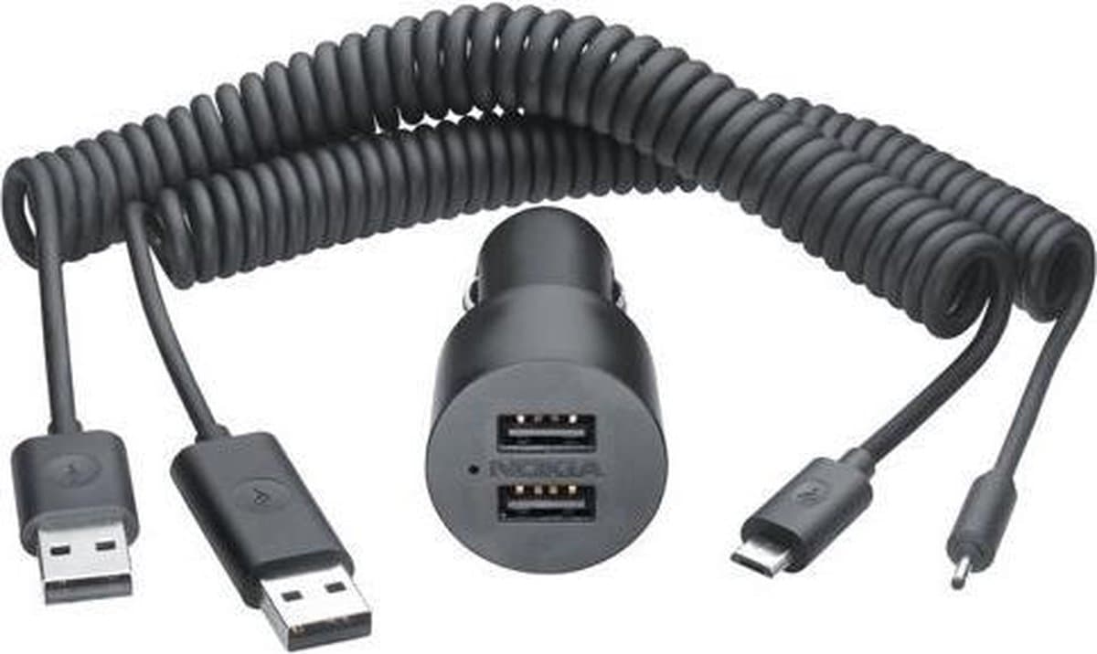 Nokia DC-20 Autolader - Dual USB